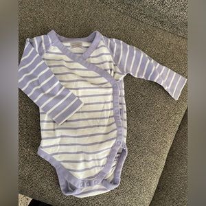 Hanna Andersson purple and white jumper 18-24 month